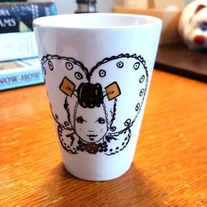 VEGA Anthropologie Debbie Van Eck Ceramic Mug